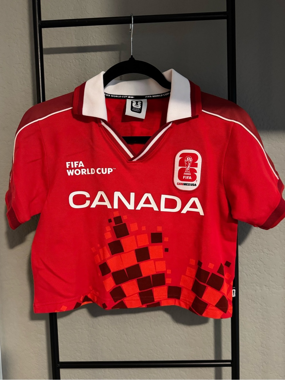 Red CANADA FIFA World Cup Crop Top - Women's Medium